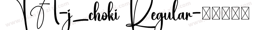 TA-j_choki Regular字体转换